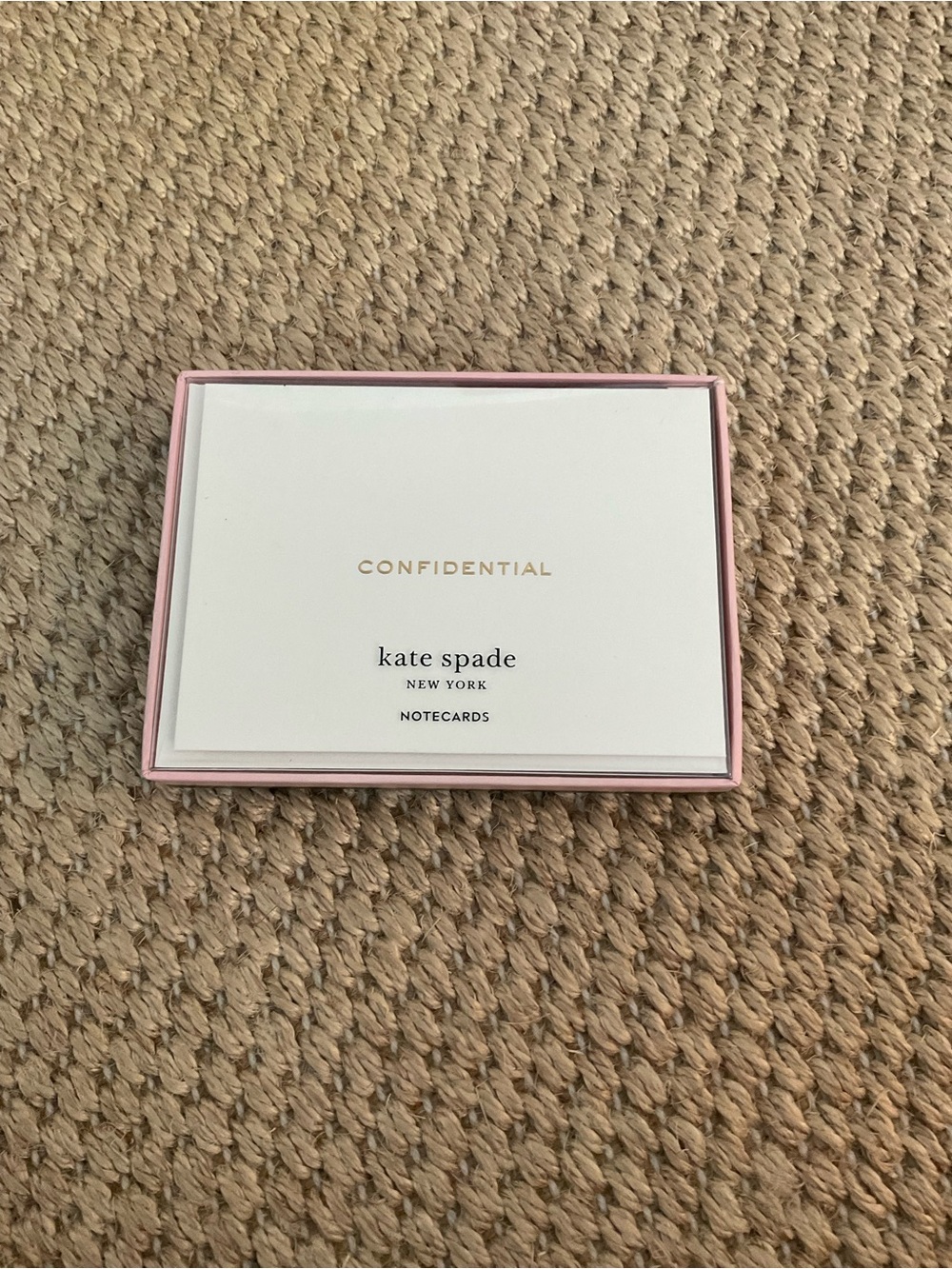 Brand New Kate Spade Notecard Set - 10